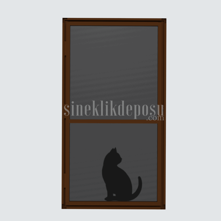 İçe Açılır Kedi Sinekliği - Kapı - Görsel 13