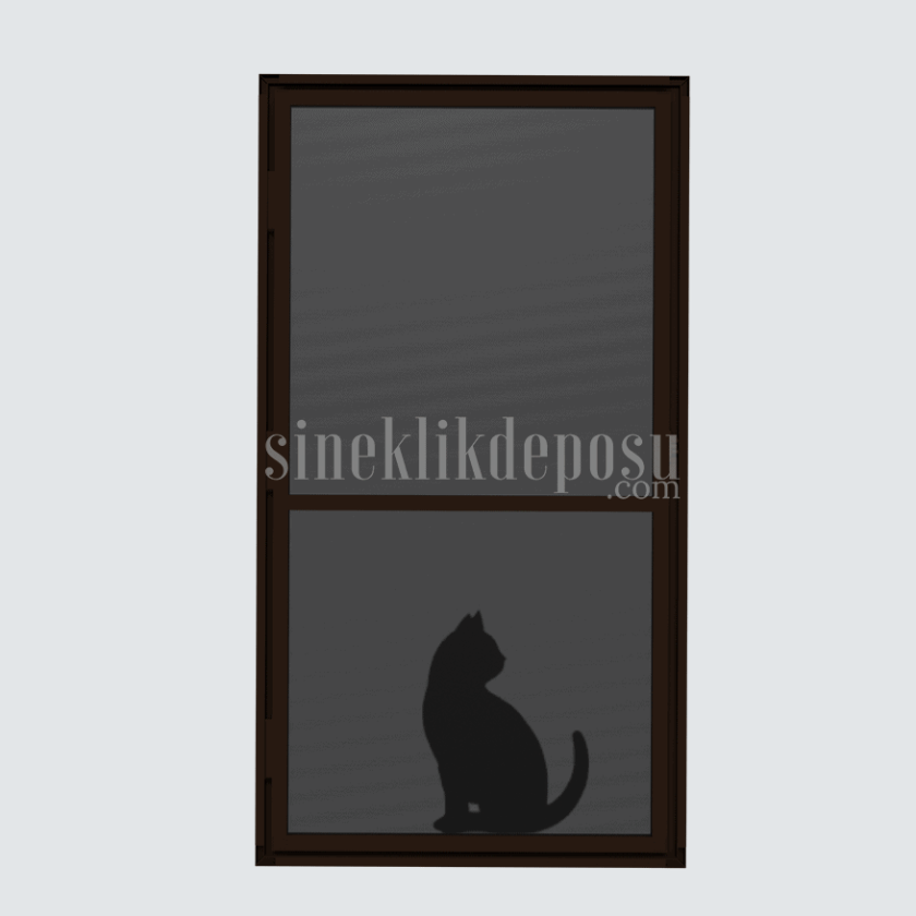 İçe Açılır Kedi Sinekliği - Kapı - Görsel 17
