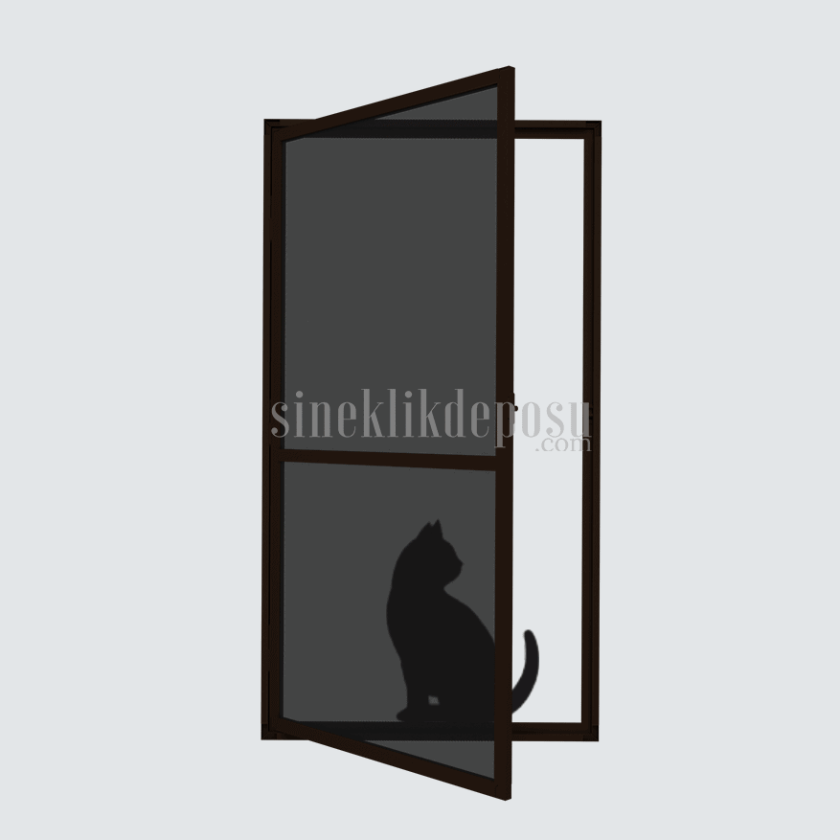 İçe Açılır Kedi Sinekliği - Kapı - Görsel 19