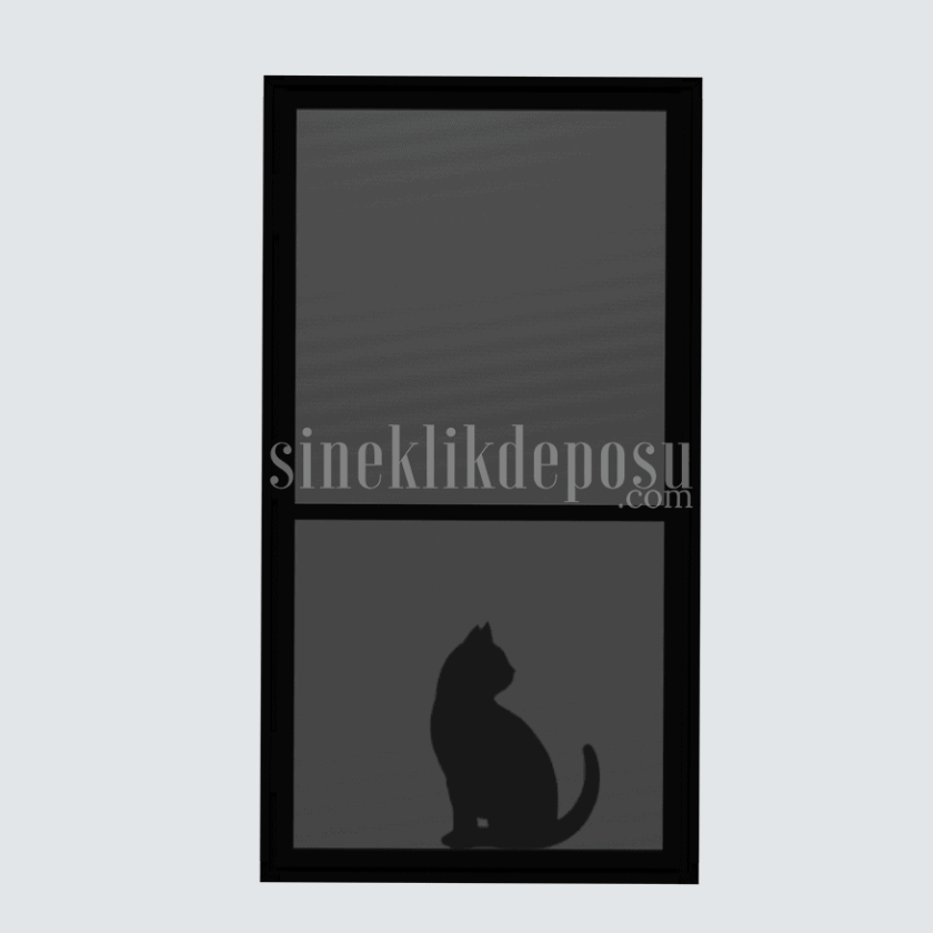İçe Açılır Kedi Sinekliği - Kapı - Görsel 11
